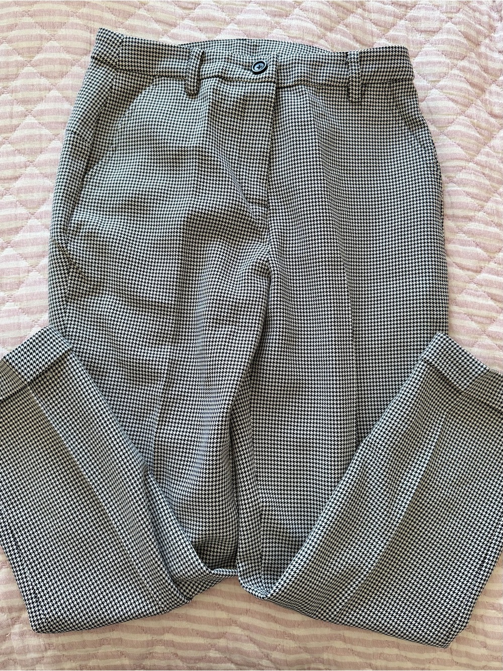 Black & White Houndstooth Pants